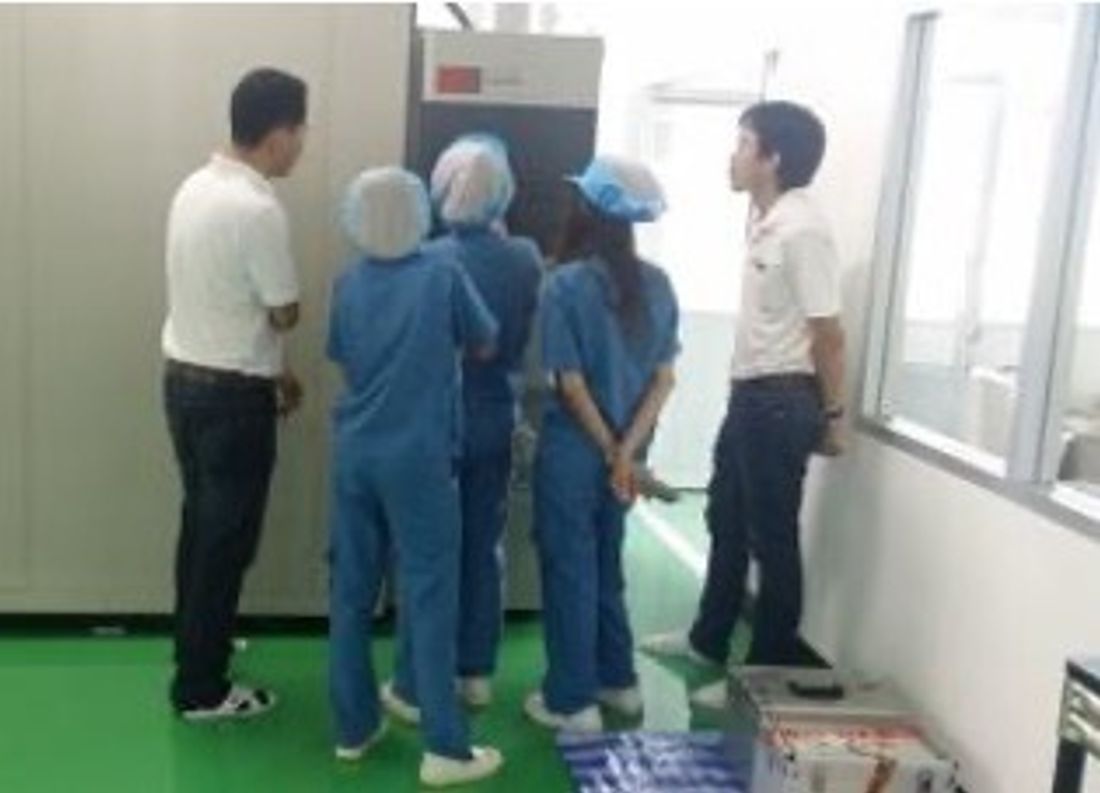 Handover and operator briefing with the customer's team